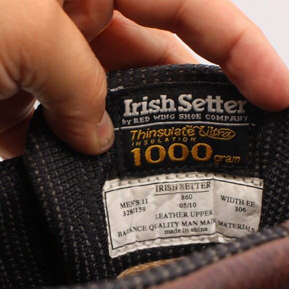 Red Wing Irish Setter 860 Elk Tracker Men's 11 EE Gore-Tex Soft Toe Boot 1000 Gr - Picture 3 of 11